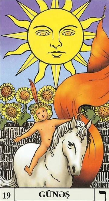 Günəş tarot kartı