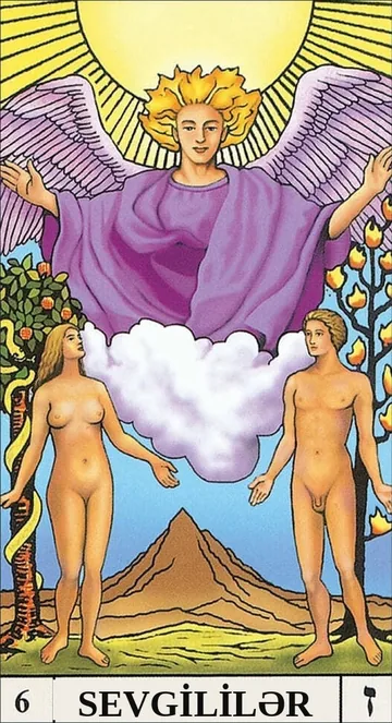Sevgililər tarot kartı